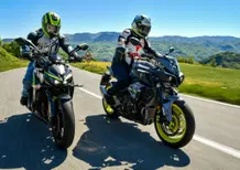 Yamaha MT-10 VS Kawasaki Z1000R: 2 nude con 300 cavalli