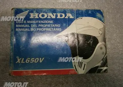 LIBRETTO Honda LIBRETTO USO E MANUTENZIONE XL650V - Annuncio 6143376