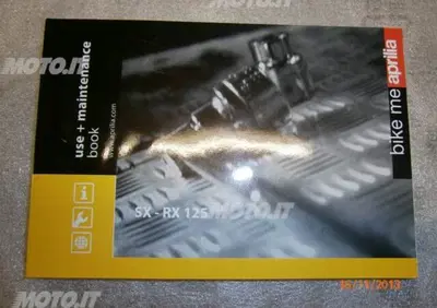 LIBRETTO USO E MANUTENZIONE ITALIANO Aprilia LIBRETTO SX/RX 125 2006/10 USO E MANUTENZIONE - Annuncio 6143726