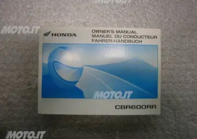 LIBRETTO Honda LIBRETTO USO E MANUTENZIONE CBR 600 RR - Annuncio 6143870