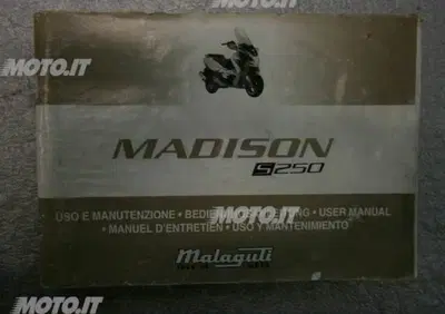 LIBRETTO Malaguti LIBRETTO USO E MANUTENZIONE MADISON 250S - Annuncio 6143883