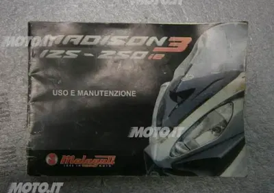 LIBRETTO Malaguti LIBRETTO USO E MANUTENZIONE MADISON 125/250 RS - Annuncio 6143884