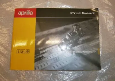 libretto uso e manutenzione Aprilia - Annuncio 7136077