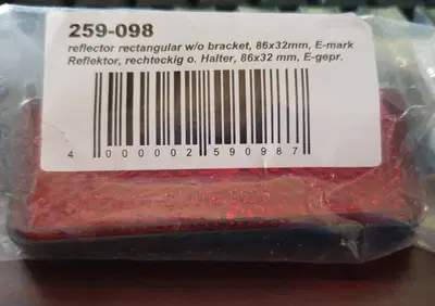 Catadiottro Riflettore rettangolare Universale - Annuncio 7156789