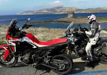 Honda Africa Twin CRF1000L vs Triumph Tiger 800 XCa: la prova On e Off-road