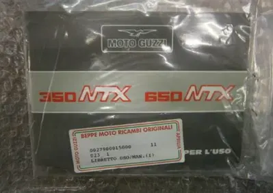 LIBRETTO MANUTENZIONE Moto Guzzi LIBRETTO USO E MANUTENZIONE NTX 350/650 - Annuncio 6295542