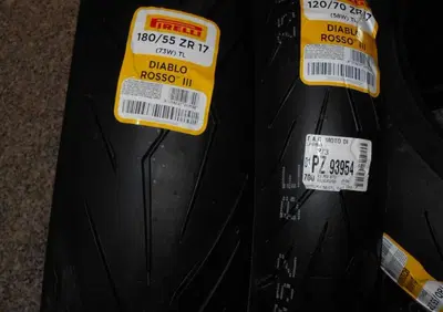 DIABLO ROSSO III Pirelli Coppia 120/70-180/55 ZR 17 - Annuncio 6332541