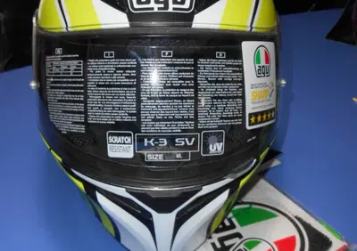 CASCO K-3 SV Pinlock Avior Matt White / Lime Agv - Annuncio 7564267
