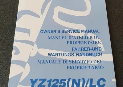 MANUALE USO E MANUTENZIONE YAMAHA YZ 125 YZ125 N L - Annuncio 7940482