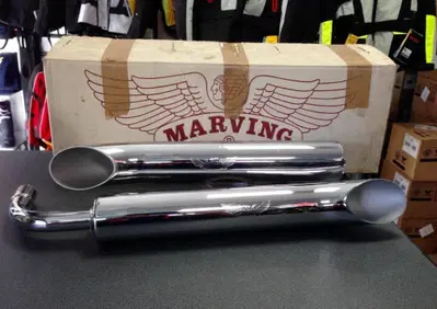 Scarico Marving Kawasaki Vulcan 1500 Cromati - Annuncio 8017046