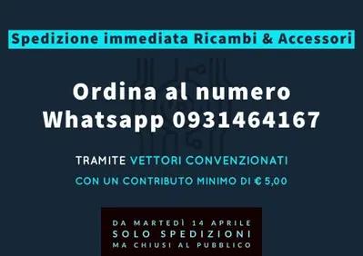 Ricambi, accessori, abbigliamento al tuo domicilio Piaggio - Annuncio 8033451