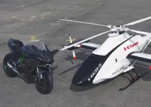 K-Racer IV: l'elicottero powered by Kawasaki Ninja H2R