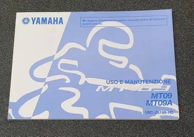 USO E MANUTENZIONE MANUALE YAMAHA MT-MT 09 A - Annuncio 8230355