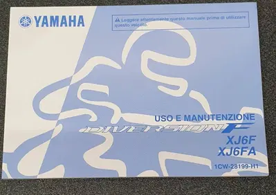 USO E MANUTENZIONE MANUALE YAMAHA DIVERSION XJ6F - Annuncio 8230556