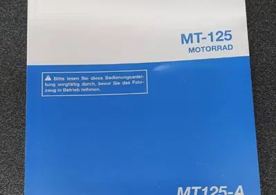 USO E MANUTENZIONE MANUALE YAMAHA PER MT-125 - Annuncio 8246702
