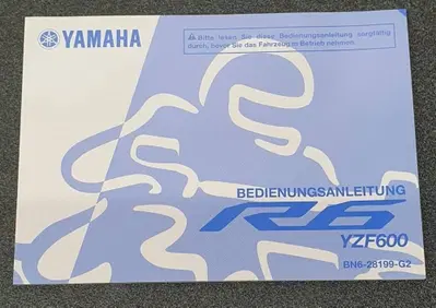 USO E MANUTENZIONE MANUALE YAMAHA R6 600 IN TEDESC - Annuncio 8255326