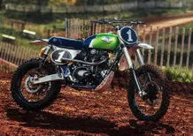 Kawasaki W800 cross, special da MRS Oficina