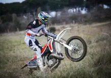 Pietro Salina nel 2021 nel Team Maddii Racing insieme a Fantic Motor