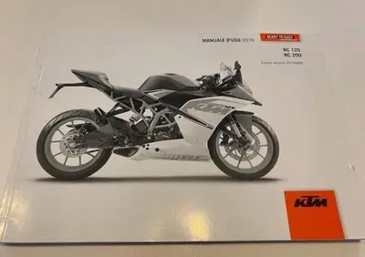 MANUALE D'USO KTM RC 125-200 ANNO 2016 - Annuncio 8264979