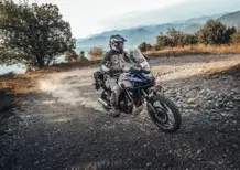 Renato Zocchi in gara con la Honda CB 500X