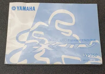 USO E MANUTENZIONE MANUALE YAMAHA XCITY 250 X CITY - Annuncio 8449512