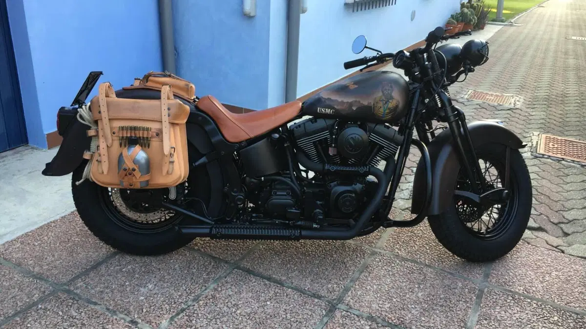 Harley-Davidson 1450 Heritage Springer (2000 - 03) - FLSTS  (5)