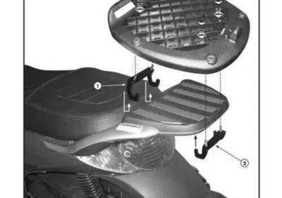Attacchi bauletto Specifico per Aprilia Scarabeo Givi - Annuncio 8505230