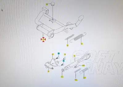 Cavalletto centrale MS3 Hyosung - Annuncio 8524245