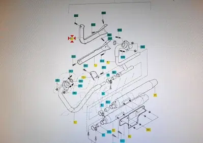 Protezione collettore scarico posteriore Hyosung - Annuncio 8524386