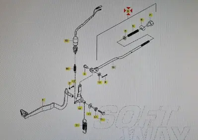 Kit asta freno posteriore Hyosung - Annuncio 8529245