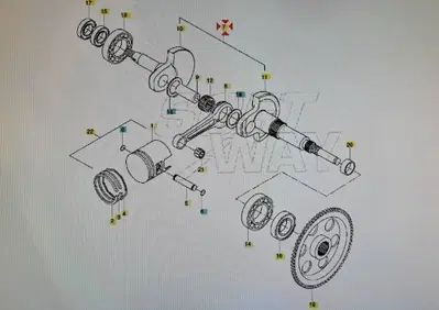 Albero motore SF 50 Hyosung - Annuncio 8529298