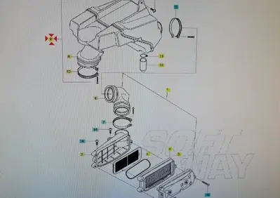 Cassa filtro (AIR BOX) Hyosung - Annuncio 8536628