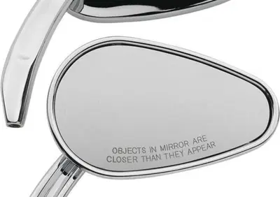 Specchietti rastremati alluminio billet cromati Cu  - Annuncio 8546668