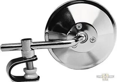 Specchietto old style rotondo 4'' con clamp cromat Jammer - Annuncio 8546725