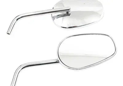 Specchietti Classic lisci Cromati Omologati Motorc  - Annuncio 8546754