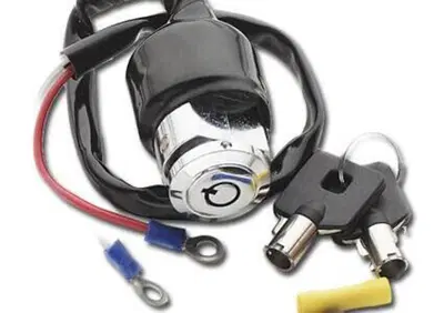 Blocchetto chiave accensione cromato 2 posizioni P  - Annuncio 8549675