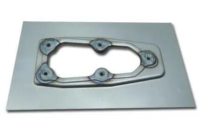 Piastra pompa benzina Harley da saldare Custom Chr  - Annuncio 8550326