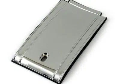 Inserto inferiore cruscotto liscio cromato per Sof  - Annuncio 8550347