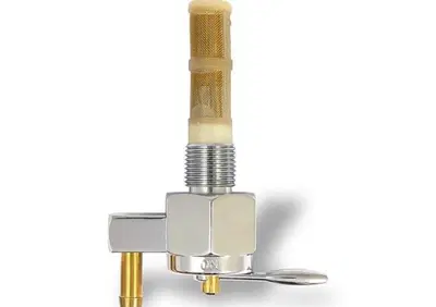 Rubinetto benzina Monster Flow alto flusso cromato  - Annuncio 8550453