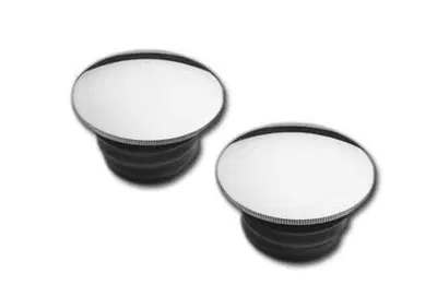 Tappi benzina profilo bombato inox lucidi per Dyna  - Annuncio 8550507