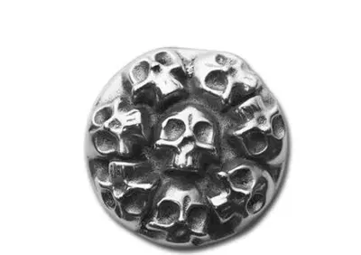 Copri tappo serbatoio benzina Teschi cromato Per H  - Annuncio 8550522