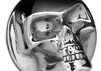 Copri tappo serbatoio benzina Teschio cromato Per  - Annuncio 8550523