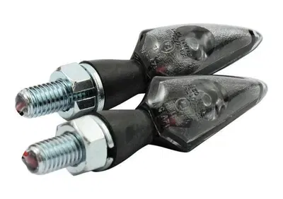 Frecce a led Stream nere lenti fumè omologate Moto  - Annuncio 8551927