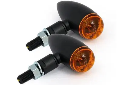 frecce a led Micro Bullet nere lente arancio omolo  - Annuncio 8551945