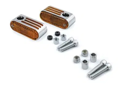 frecce a lampadina Lango e Side cromate lente aran  - Annuncio 8551968