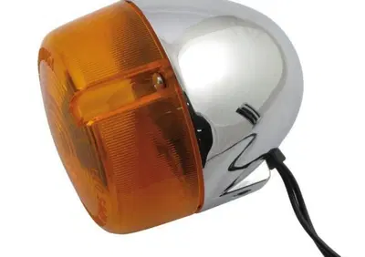 freccia a lampadina anteriore cromata lente aranci  - Annuncio 8552041