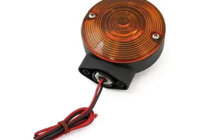 freccia a lampadina anteriore nera con lente aranc  - Annuncio 8552045