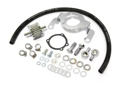 Supporto carburatore e sfiati testate cromato Per  - Annuncio 8554106