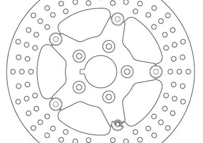Disco freno posteriore Diametro 11,5" Ferodo Flott - Annuncio 8554931