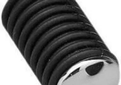 Pedalino cambio gomma nera e tappo cromato Custom  - Annuncio 8555316